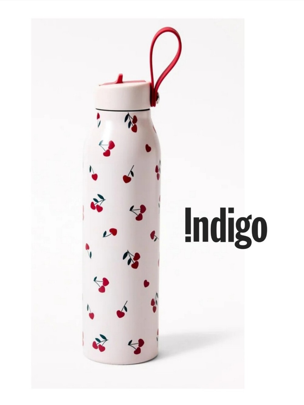Indigo 20oz Novella Heart Strawberries Water bottle